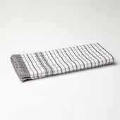 Grey/Black Stripe 110g Tea Towel